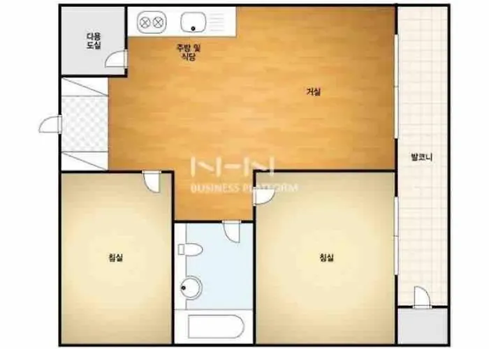 Maru House Tranquil And Airy Space For Long Or Short In Nowon 2 Qeen Bed, Near Market, Air-conditioner, Samsung Tv 아파트 서울특별시